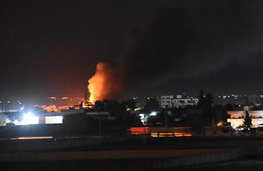 Kamışlı'da art arda patlama