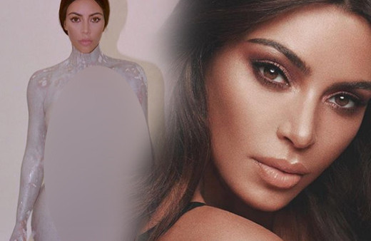 Kim Kardashian iyi azıttı parfüm tanıtacağım diye çırılçıplak soyundu