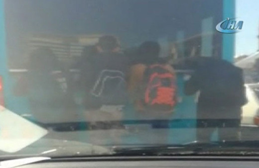 Patenli gençlerin tehlikeli yolculuğu kamerada