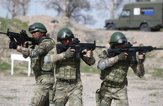 Türkiye'nin gururu sahneye çıktı! Komandolar...