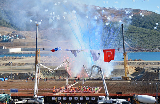 Akkuyu nükleer santralinin temeli atıldı! Putin tarihi törene katıldı