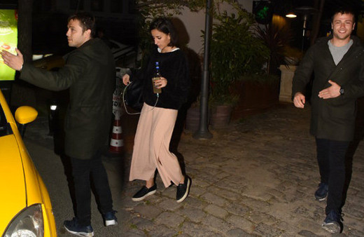 Tolga Sarıtaş'ın kaçamak gecesi!