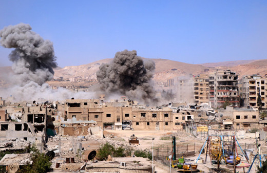 Esed rejimi Doğu Guta'da saldırdı ölü sayısı artıyor