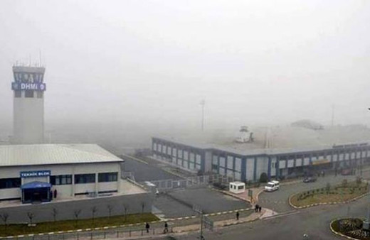 Trabzon'da hava ulaşımına sis engeli