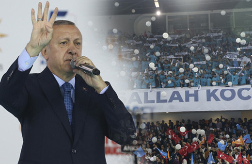 Erdoğan ve Yıldırım'ı Ankara'da gençler yalnız bırakmadı!