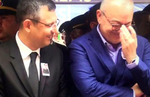 CHP'li Özel'den şehit cenazesinde skandal