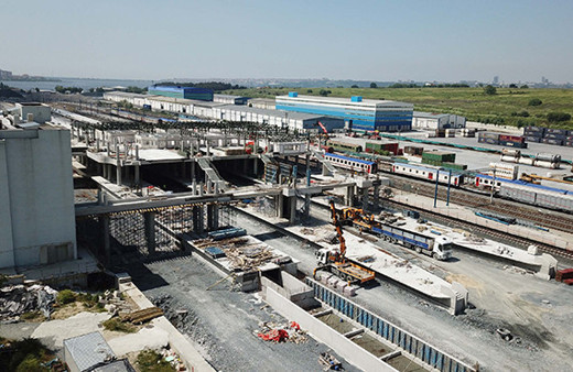 Yüzde 80 tamamlandı: Test treni raylarda!