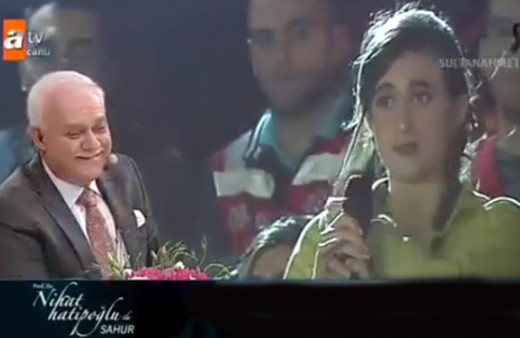 Sahur programında Nihat Hatipoğlu'nu güldüren soru!