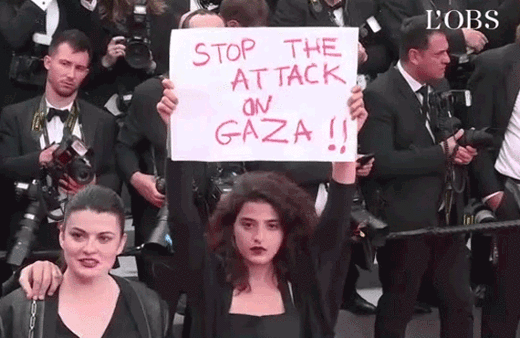 Lübnanlı oyuncunun Cannes'daki Filistin mesajı büyük ses getirdi