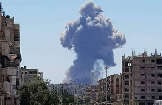 Suriye'de peş peşe patlamalar! Askeri üs mü vuruldu?..