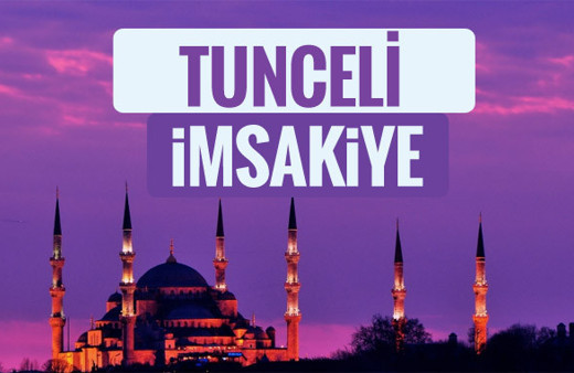 Tunceli iftar saati sahur imsak vakti-2018 Tunceli İmsakiyesi