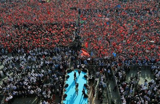 Yenikapı mitingine katılan kişi sayısı açıklandı