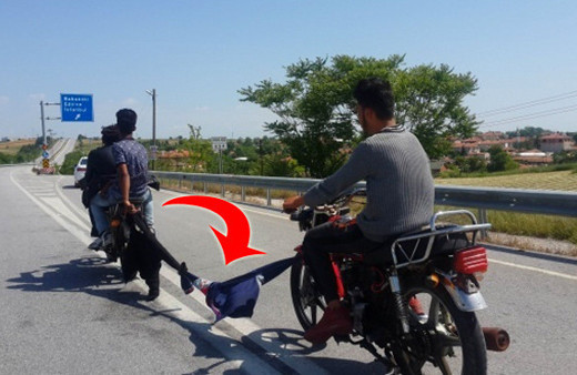 Akıllara durgunluk veren olay! Görenleri şoka uğrattı