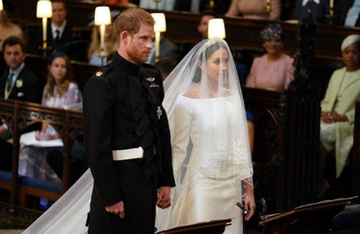 Meghan Markle ve Prens Harry evlendi! İşte yılın düğününden kareler