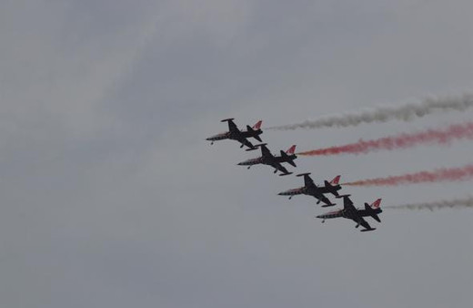 Türk Yıldızları ve SOLOTÜRK Samsun semalarında