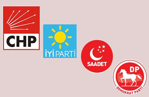 O partilerin liderleri CHP'den aday gösterilecek
