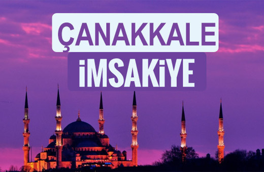 Çanakkale iftar saati sahur imsak vakti-2018 Çanakkale İmsakiyesi
