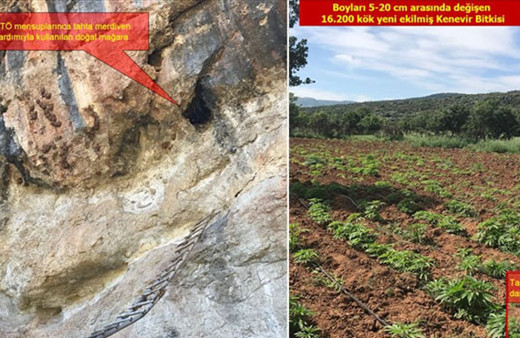 PKK'ya büyük darbe! Damla sulama sistemi kurmuşlar...