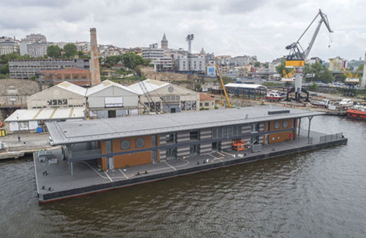 2008'de sulara gömülmüştü! Şimdi yerine 'yüzen'i yapıldı