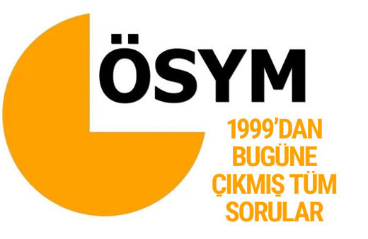 Üniversite sınavında çıkmış tüm sorular YGS ve LYS kitapçıkları