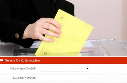 YSK Sandık sorgulama e devlet -Nerede oy kullanacağım