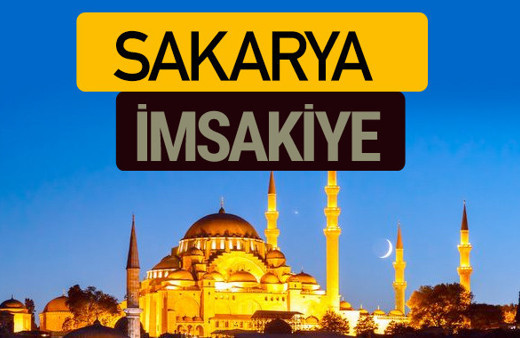 2018 İmsakiye Sakarya Sahur imsak vakti iftar ezan saatleri