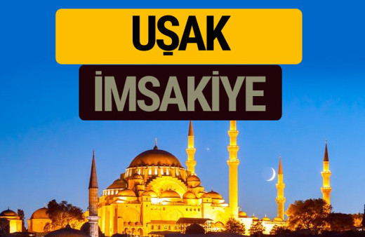 2018 İmsakiye Uşak Sahur imsak vakti iftar ezan saatleri