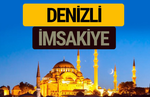 2018 İmsakiye Denizli- Sahur imsak vakti iftar ezan saatleri