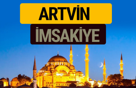 2018 İmsakiye Artvin- Sahur imsak vakti iftar ezan saatleri