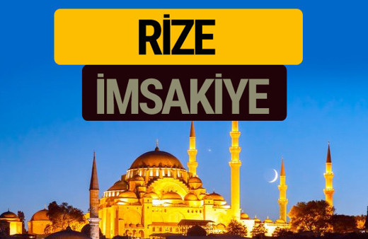 2018 İmsakiye Rize- Sahur imsak vakti iftar ezan saatleri