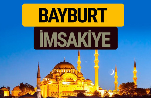 2018 İmsakiye Bayburt- Sahur imsak vakti iftar ezan saatleri