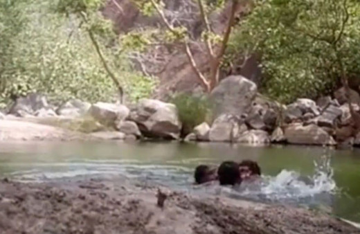 Dehşete düşüren görüntü! Boğulma anlarını böyle çektiler