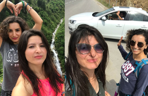 Otostopla 50 araç değiştirip Karadeniz'i gezdiler!
