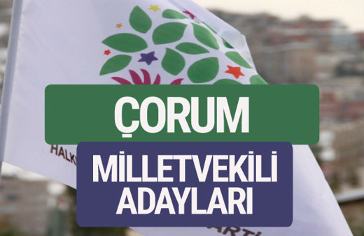 HDP Çorum milletvekili adayları 2018 YSK isim listesi