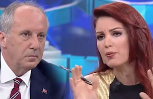 Muharrem İnce ile Nagehan Alçı arasında gergin anlar! 