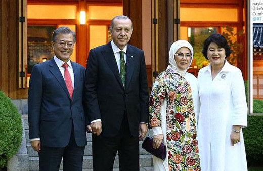 Cumhurbaşkanı Erdoğan, Moon'un tweetini paylaştı