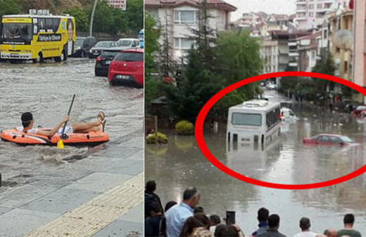 Bu fotoğraflar bugün çekildi: 20 dakikada bu hale geldi!