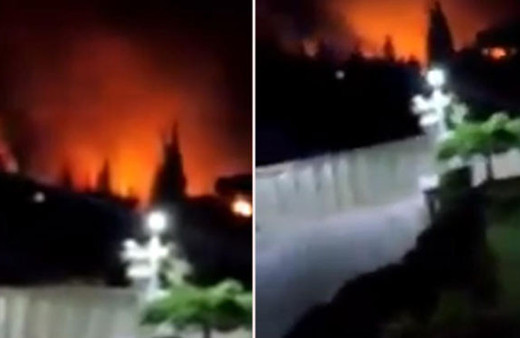 İsrail Suriye'yi yine vurdu! 8 İran askeri öldü...