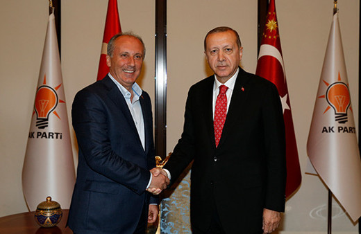 Cumhurbaşkanı Erdoğan, Muharrem İnce’yi kabul etti