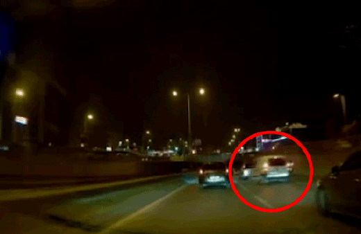 Makas terörü kötü bitti! Kaza anı böyle kaydedildi