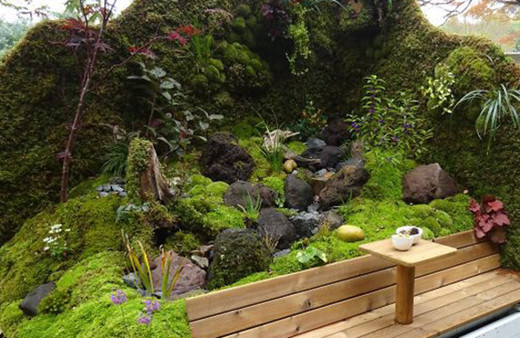 Japonlar gezen bahçe yaptı