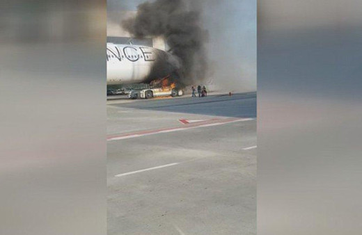 Frankfurt Havalimanı’nda yangın paniği