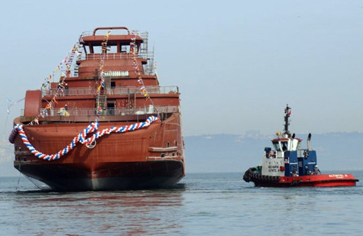 Yalova'da Norveç için arabalı feribot üretildi