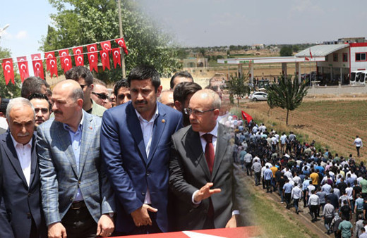 Bakanlar zor saf durdu cenazede mahşeri kalabalık