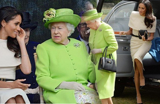 Meghan Markle kimsenin yapamadığını Kraliçe'ye yaptı!