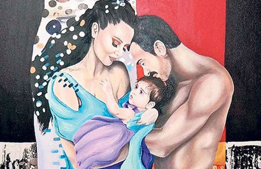 Demet Akalın'ın aile tablosu olay oldu! "Okan biraz çıplak kalmış"