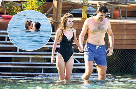 Ön balayında aşka geldiler!