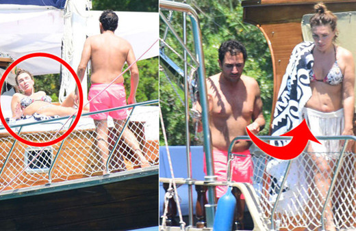 Bu ne hal Seren! Selülitler kilolar ortaya çıktı