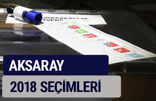 Aksaray oy oranları partilerin ittifak oy sonuçları 2018 - Aksaray