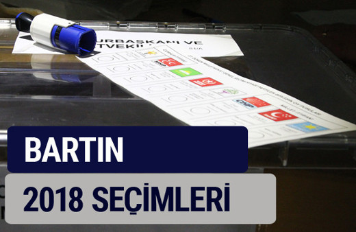 Bartın oy oranları partilerin ittifak oy sonuçları 2018 - Bartın